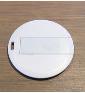 USB флешка кредитная карта круглая