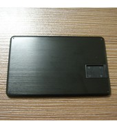 USB флешка кредитная карта черный пластик