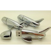 USB флешка металлическая самолет