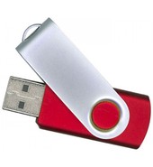 USB флешка металлическая откидная