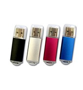USB флешка металлическая алюминий цветная