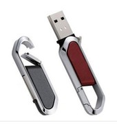 USB флешка металлическая карабин