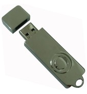 USB флешка металлическая глянец промо 1