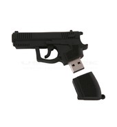 USB флешка пластиковая пистолет