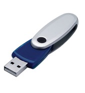 USB флешка металлическая промо откидная