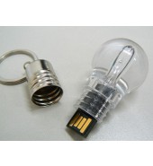 USB флешка лампочка стеклянная с подсветкой
