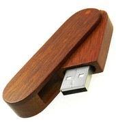 USB флешка деревянная складная